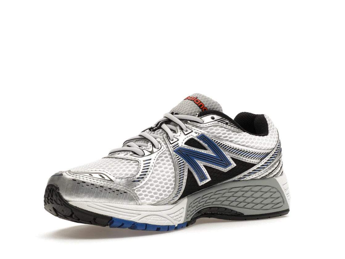 Vue 15 de New Balance 860v2 White Team Royal Silver