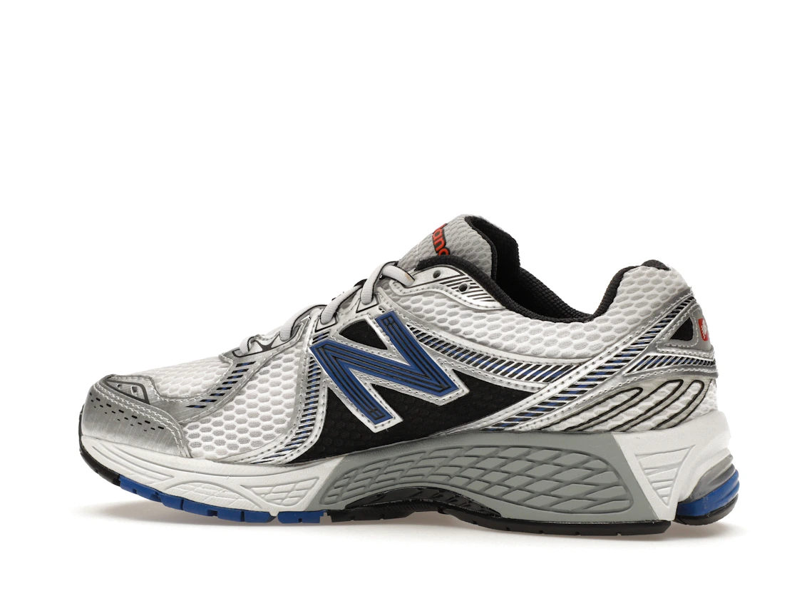 Vue 21 de New Balance 860v2 White Team Royal Silver