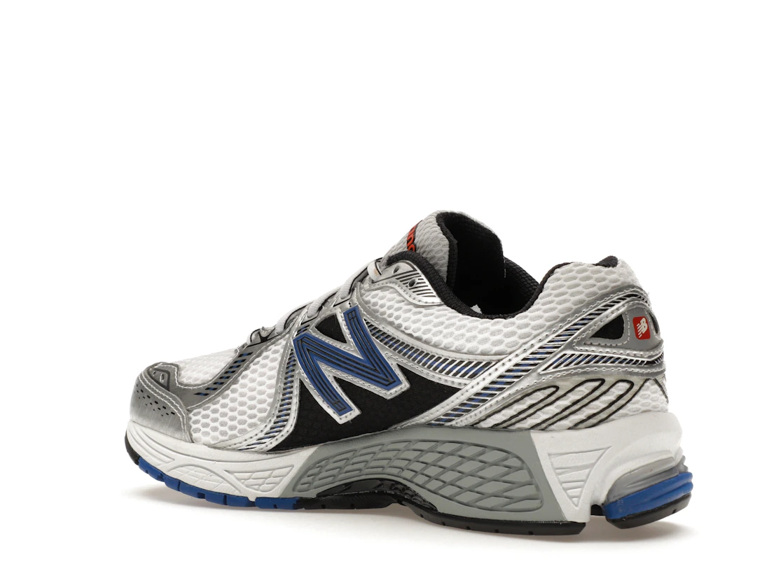 Vue 23 de New Balance 860v2 White Team Royal Silver