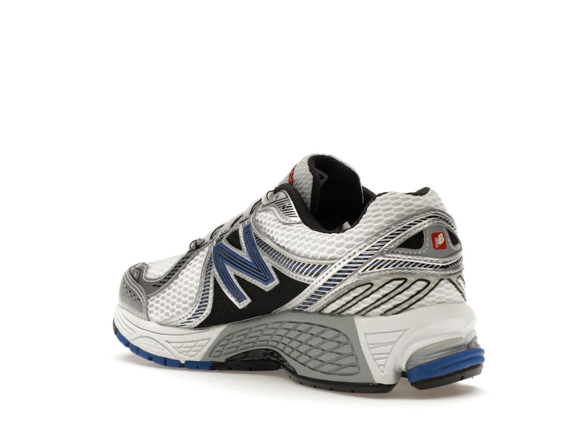 Vue 24 de New Balance 860v2 White Team Royal Silver