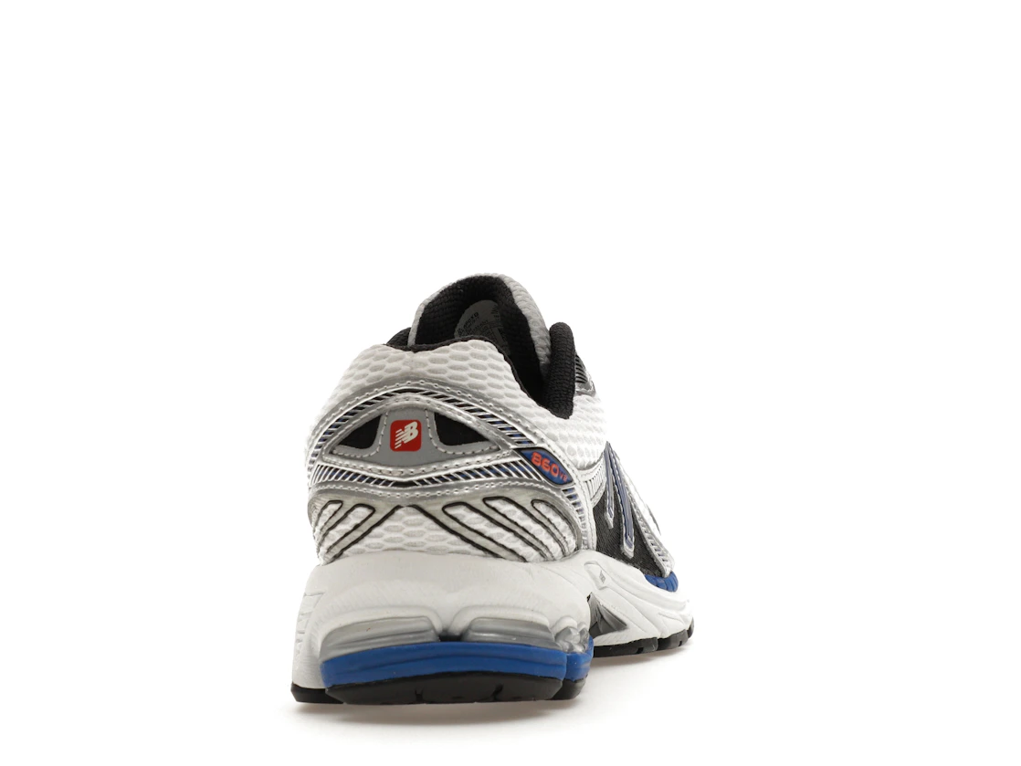 Vue 29 de New Balance 860v2 White Team Royal Silver