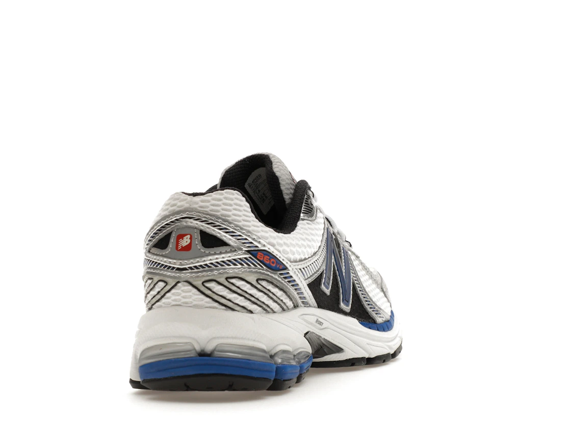 Vue 30 de New Balance 860v2 White Team Royal Silver