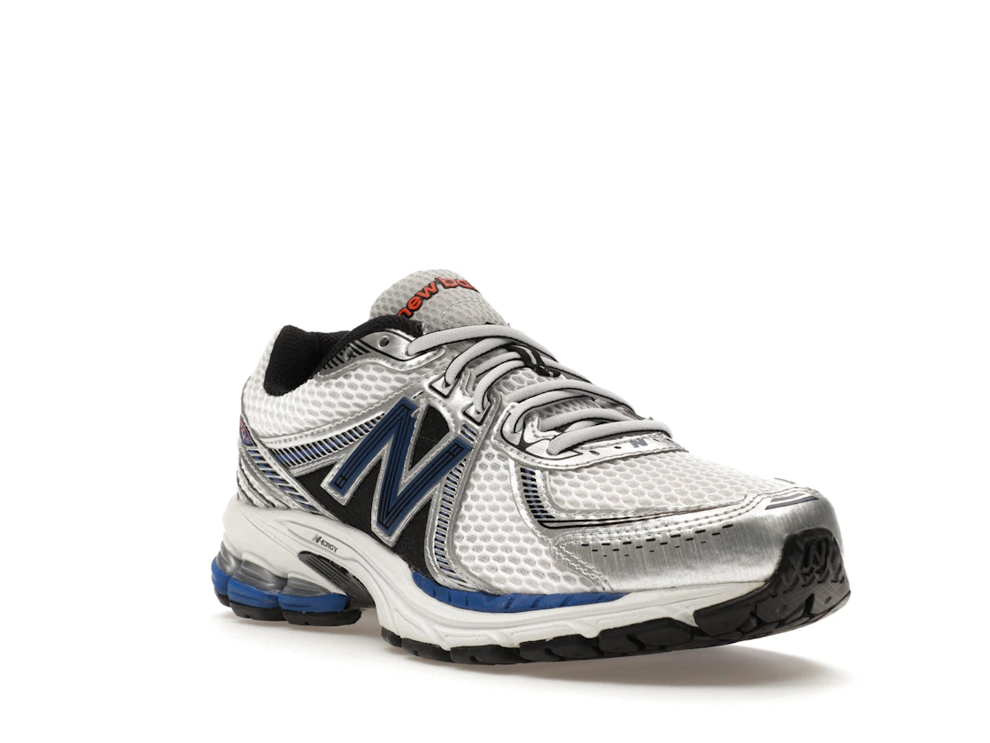 Vue 6 de New Balance 860v2 White Team Royal Silver