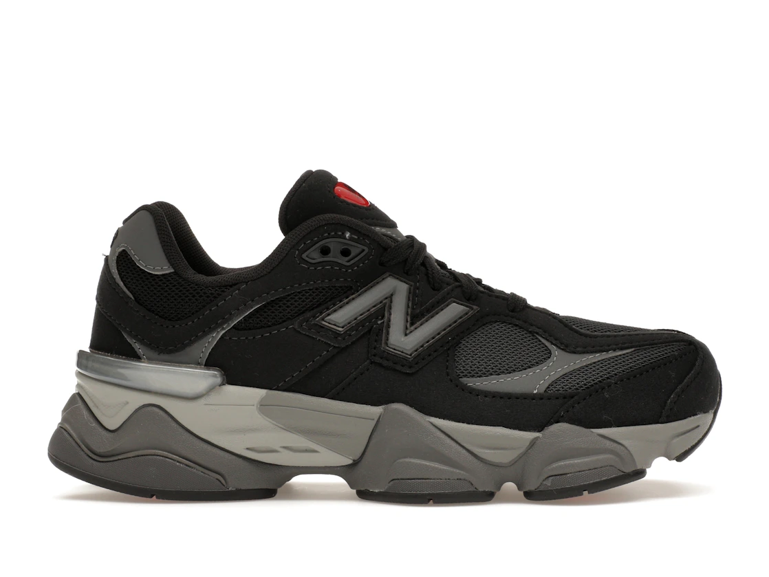 Vue 1 de New Balance 9060 Black Grey (GS)
