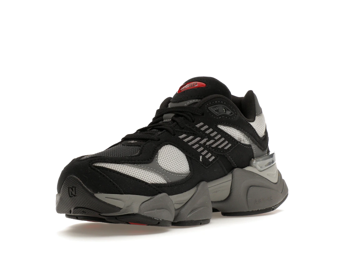 Vue 14 de New Balance 9060 Black Grey (GS)