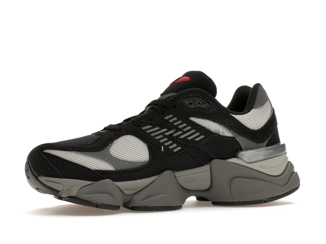 Vue 17 de New Balance 9060 Black Grey (GS)