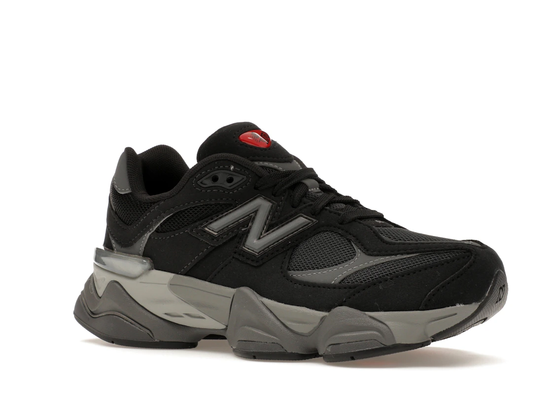 Vue 4 de New Balance 9060 Black Grey (GS)