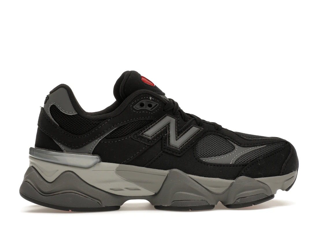 Vue 36 de New Balance 9060 Black Grey (GS)