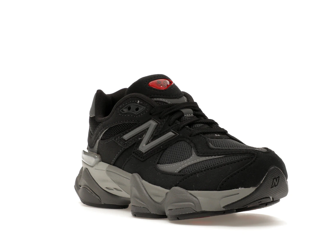 Vue 6 de New Balance 9060 Black Grey (GS)