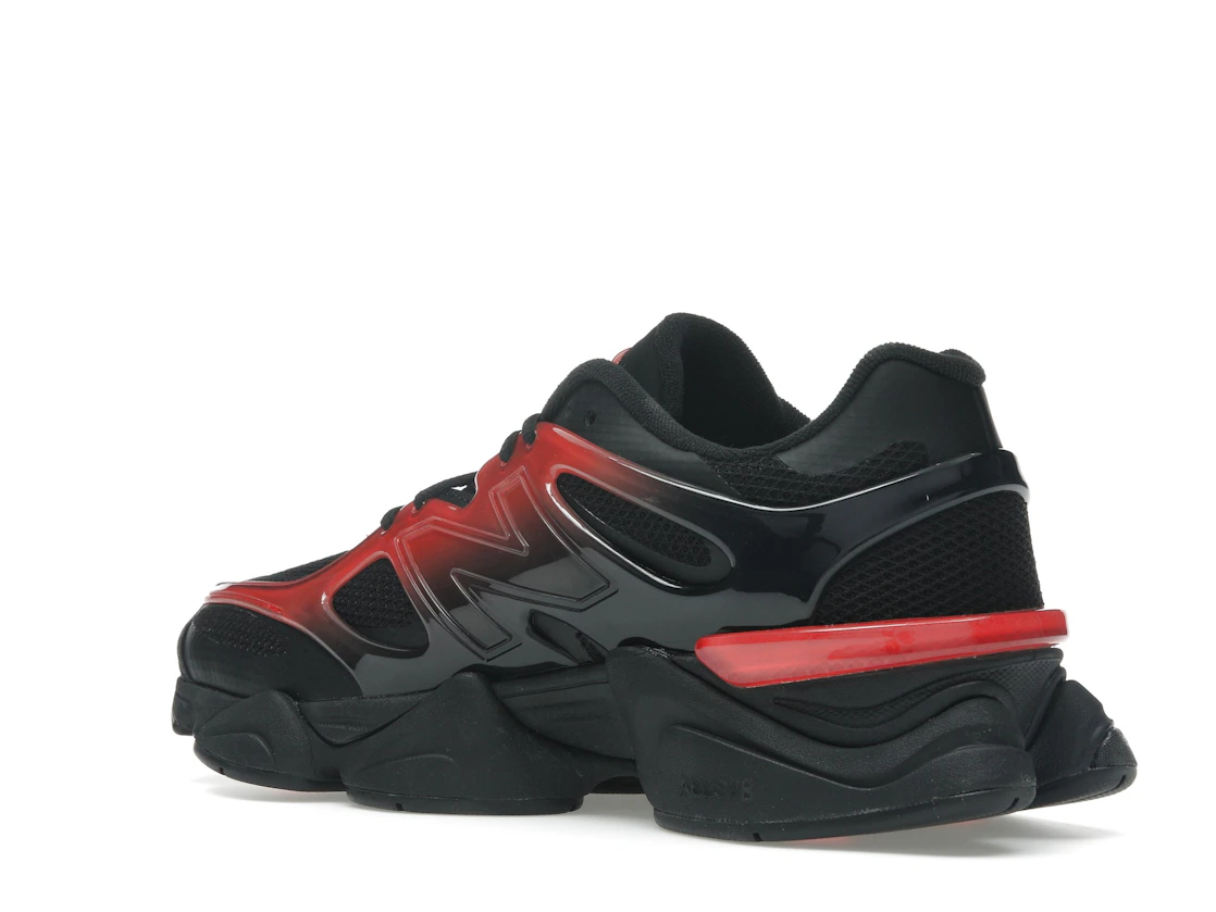 Vue 23 de New Balance 9060 Black Red Gradient