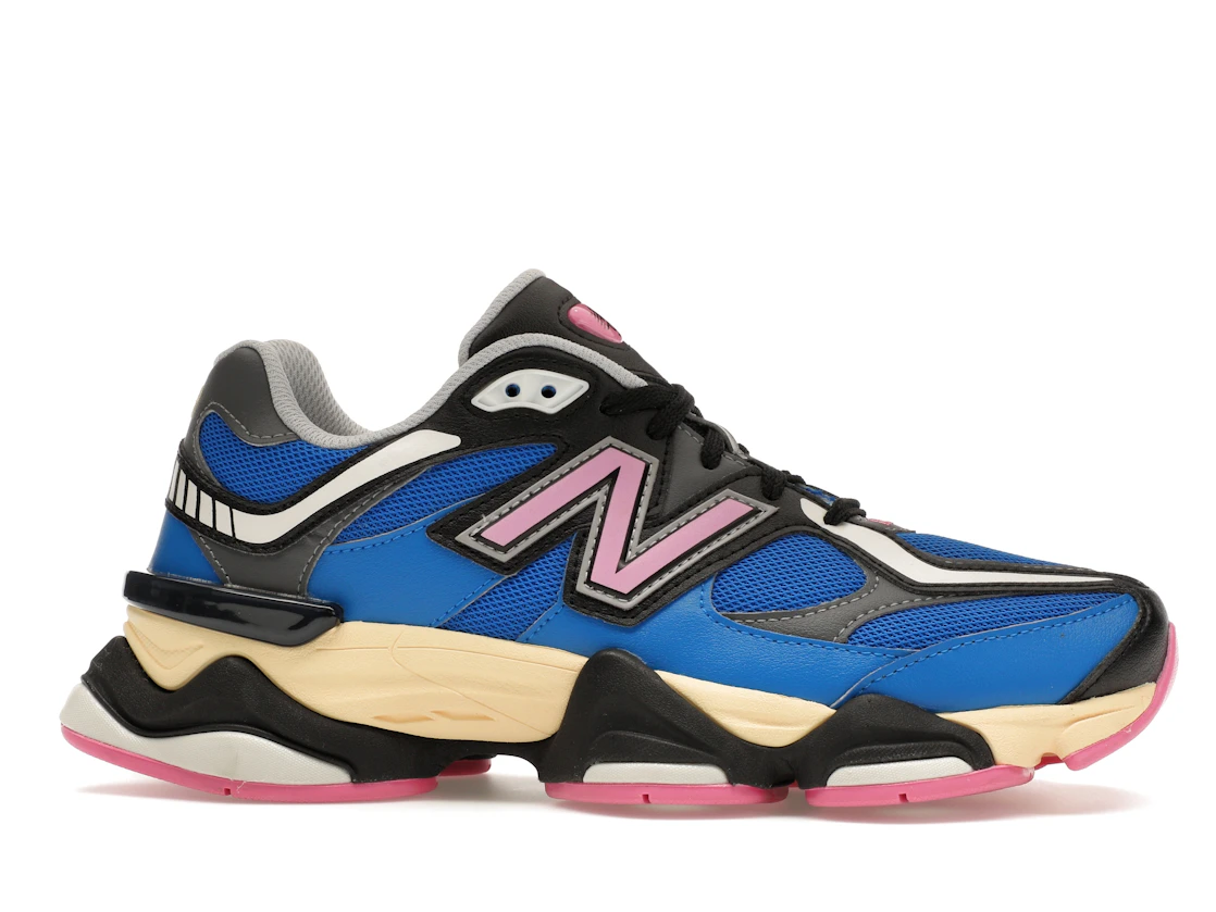 Vue 2 de New Balance 9060 Blue Oasis Real Pink