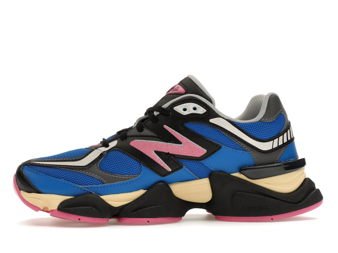 Vue 18 de New Balance 9060 Blue Oasis Real Pink