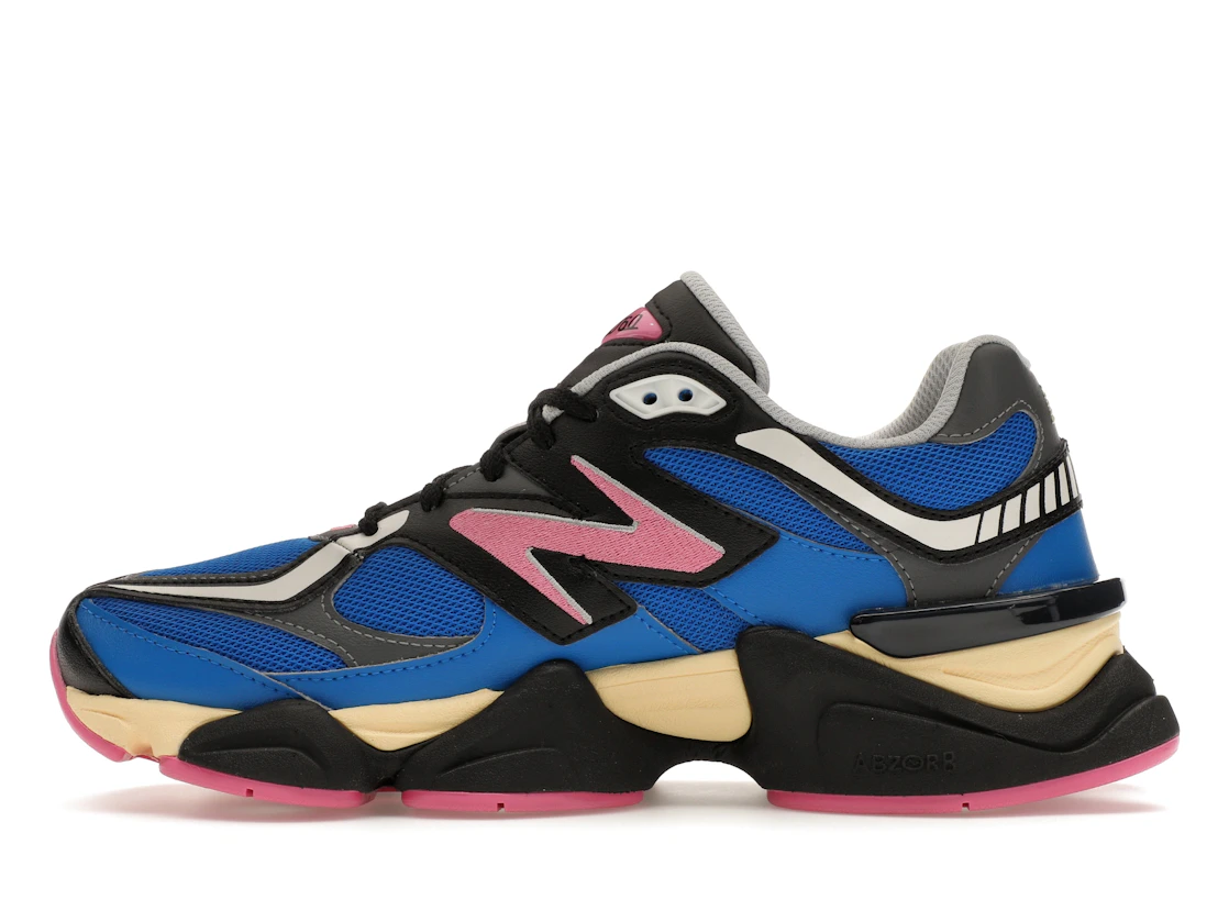 Vue 19 de New Balance 9060 Blue Oasis Real Pink