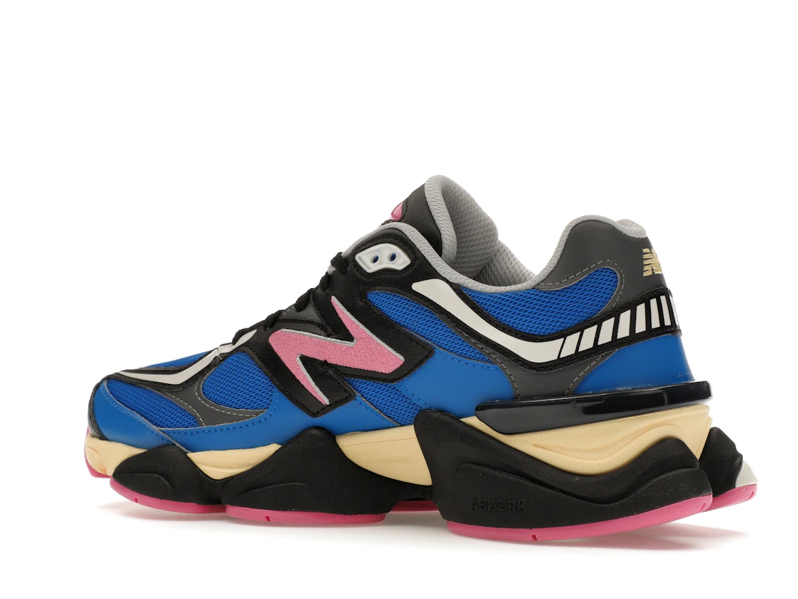 Vue 22 de New Balance 9060 Blue Oasis Real Pink