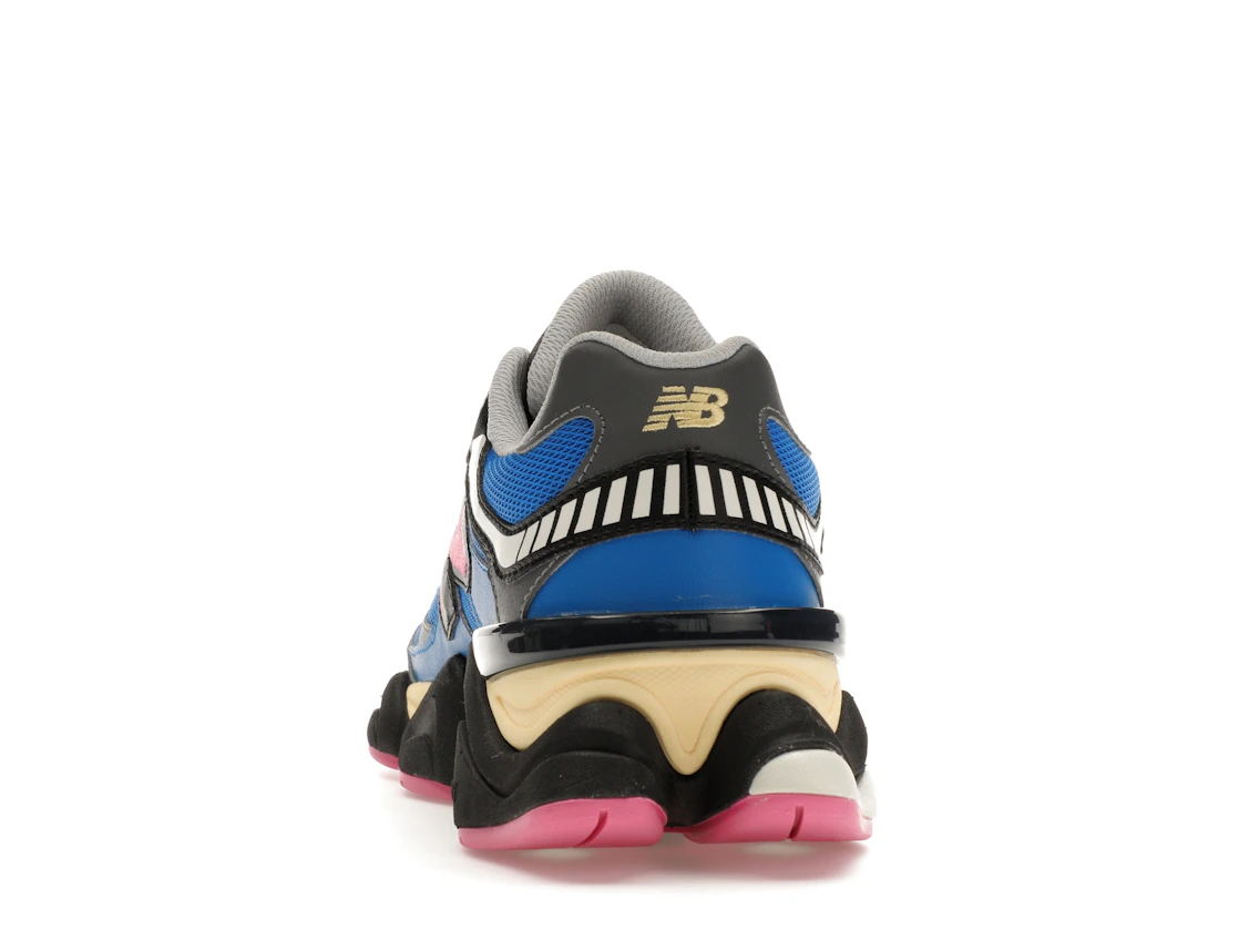 Vue 27 de New Balance 9060 Blue Oasis Real Pink