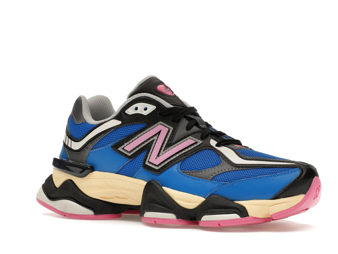 Vue 4 de New Balance 9060 Blue Oasis Real Pink