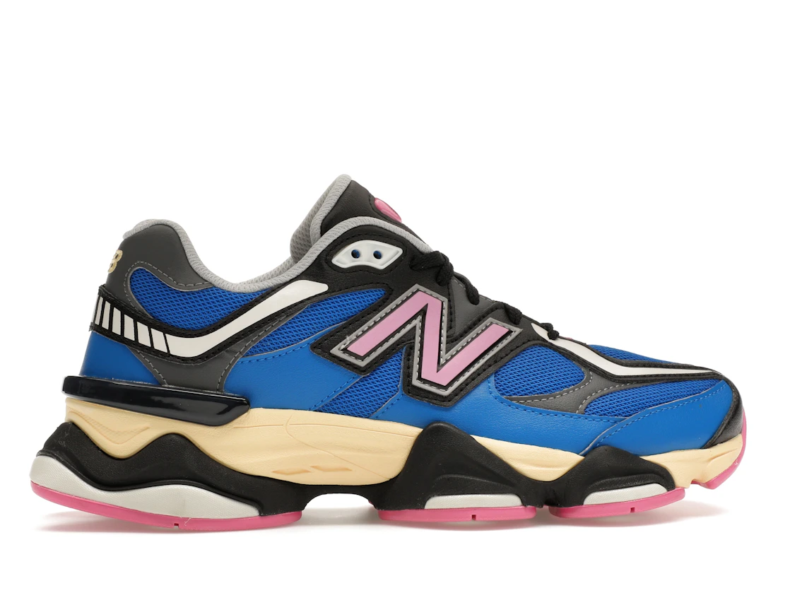 Vue 36 de New Balance 9060 Blue Oasis Real Pink