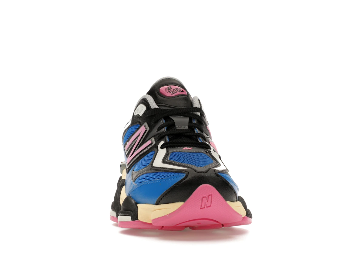 Vue 9 de New Balance 9060 Blue Oasis Real Pink