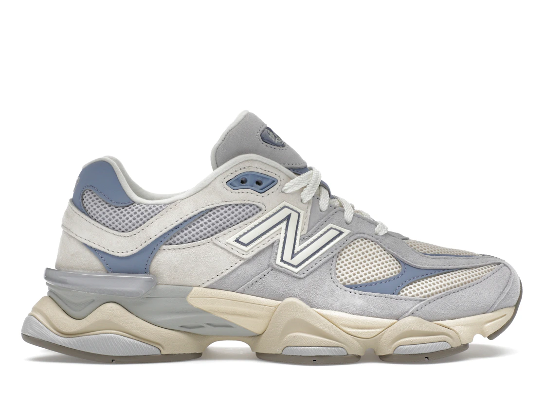 Vue 1 de New Balance 9060 Pearl Grey Linen
