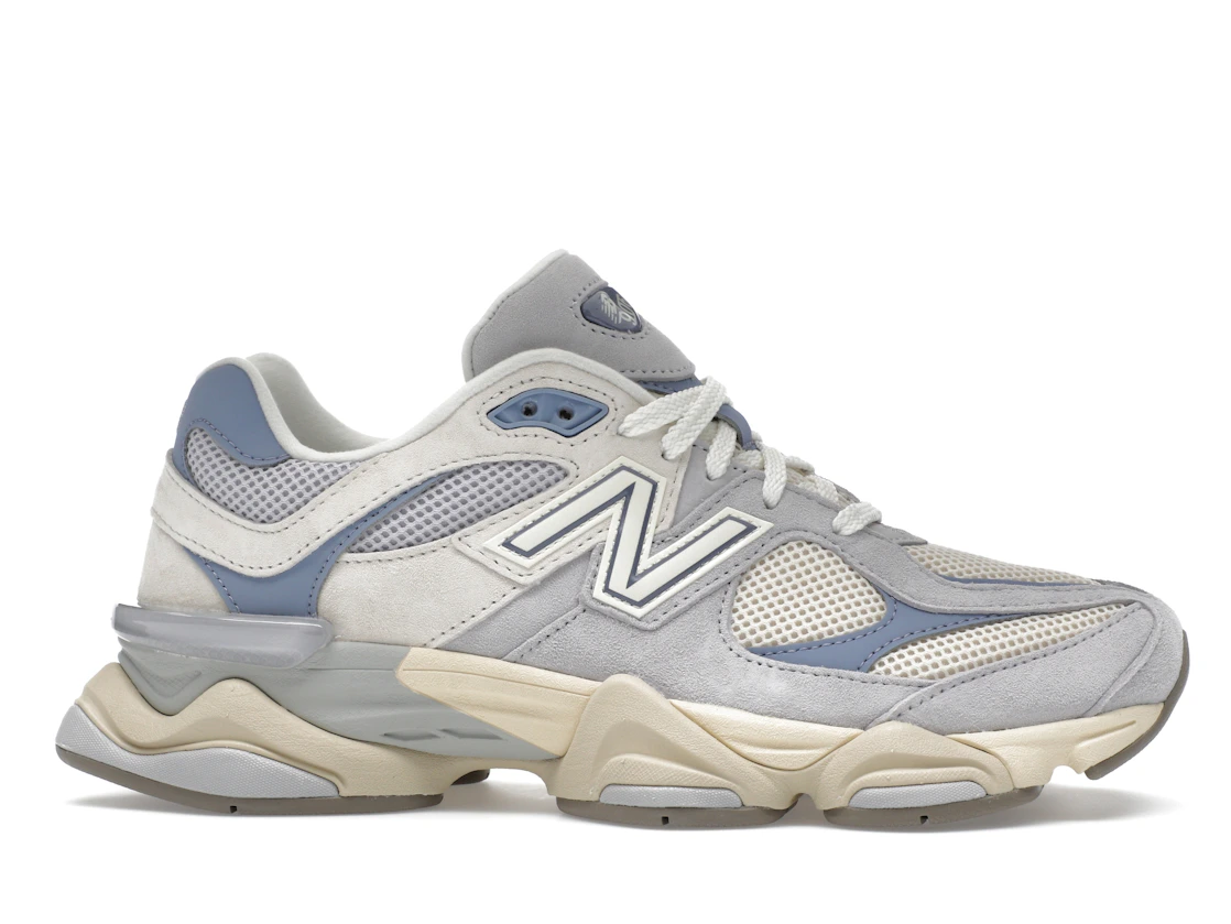 Vue 2 de New Balance 9060 Pearl Grey Linen