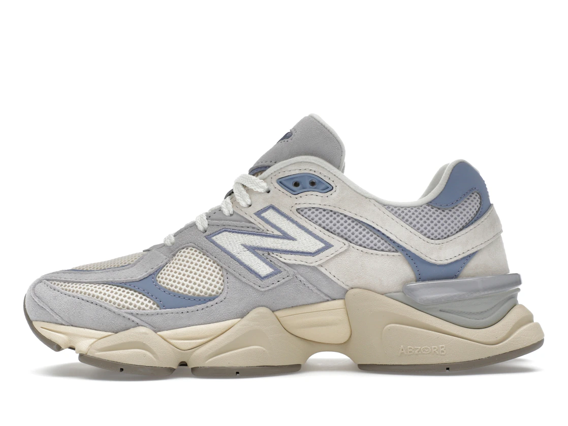 Vue 19 de New Balance 9060 Pearl Grey Linen