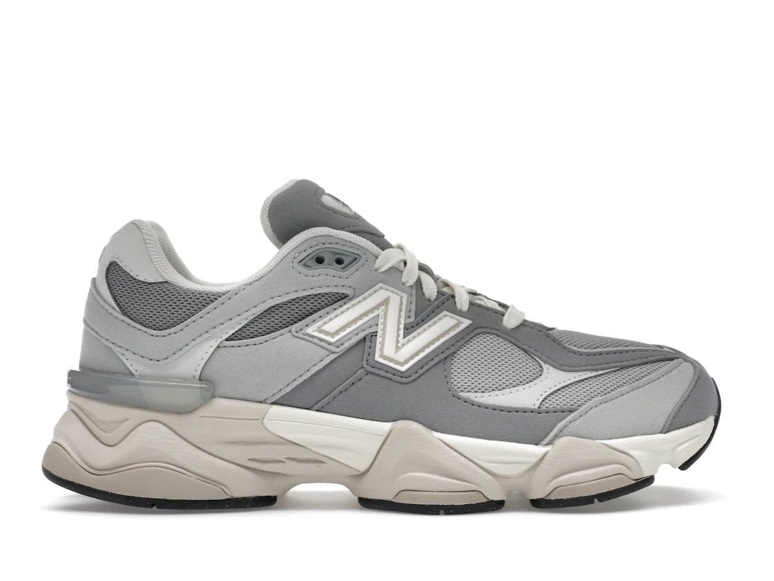 Vue 1 de New Balance 9060 Slate Grey Raincloud (GS)