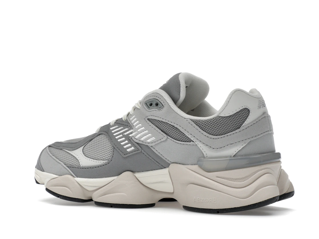 Vue 22 de New Balance 9060 Slate Grey Raincloud (GS)