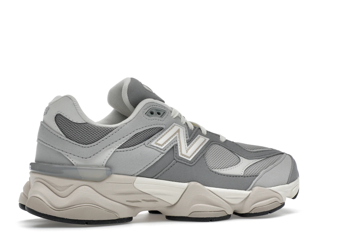 Vue 35 de New Balance 9060 Slate Grey Raincloud (GS)