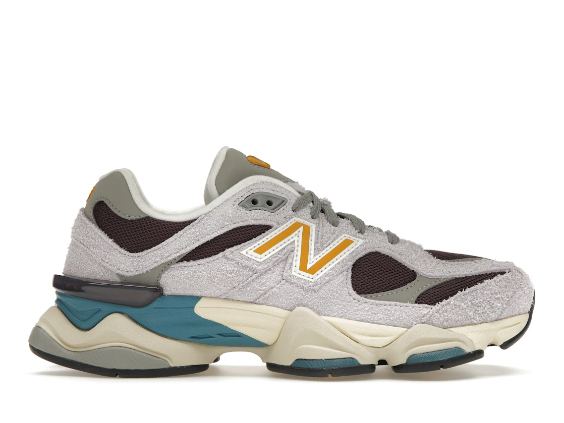 Vue 1 de New Balance 9060 Taro Plum Brown