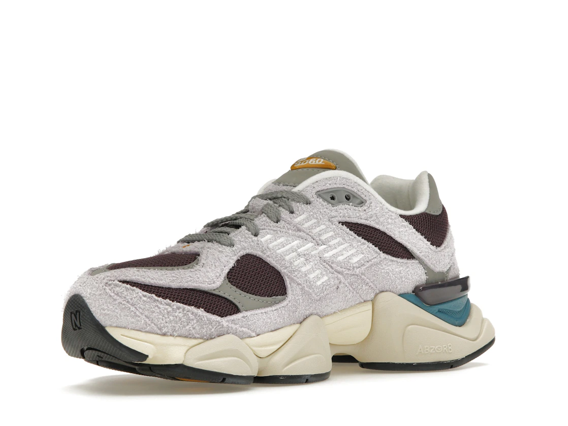 Vue 15 de New Balance 9060 Taro Plum Brown