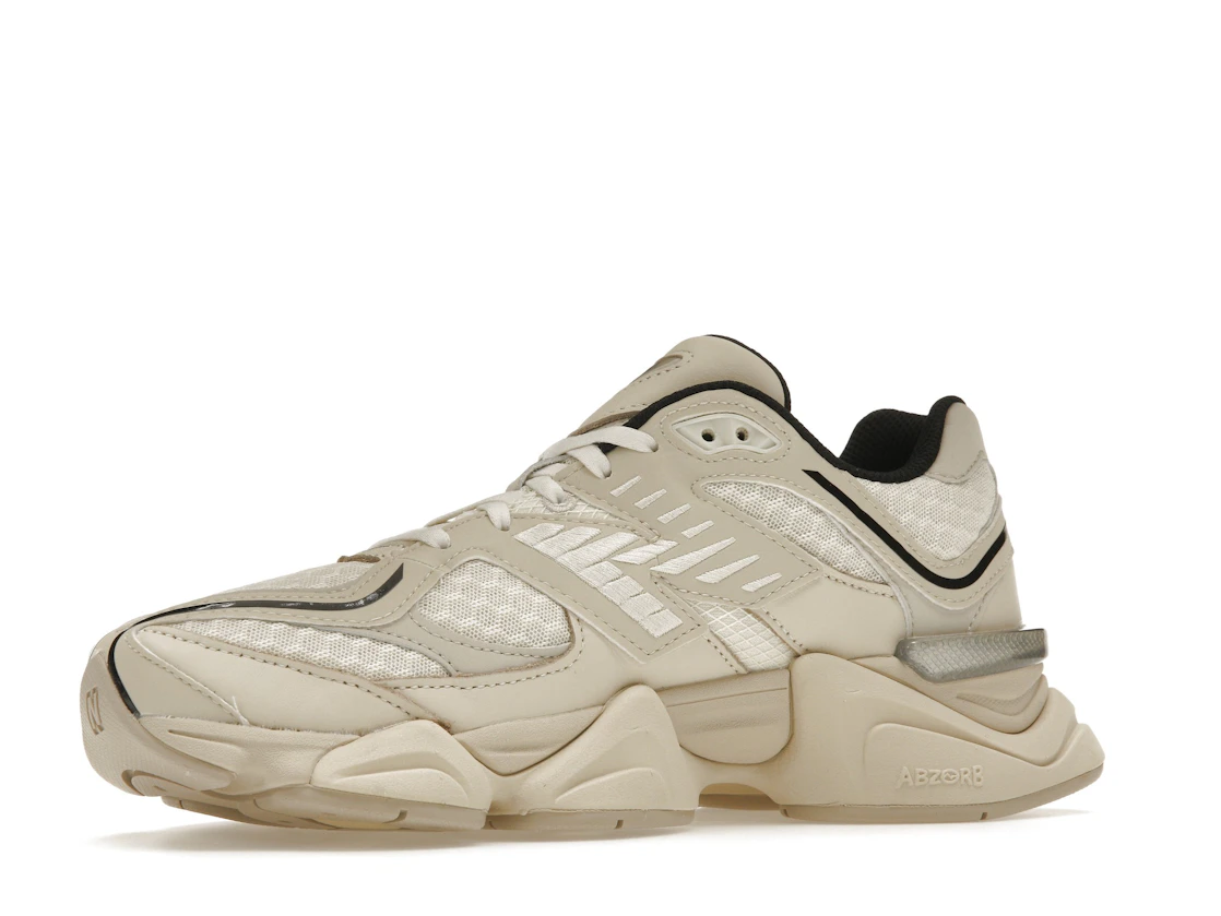 Vue 16 de New Balance 9060 Turtledove Black Silver Metallic