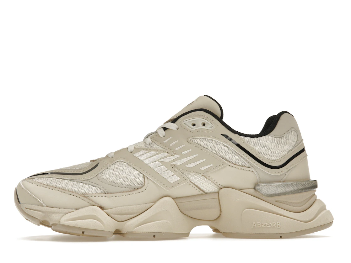 Vue 18 de New Balance 9060 Turtledove Black Silver Metallic