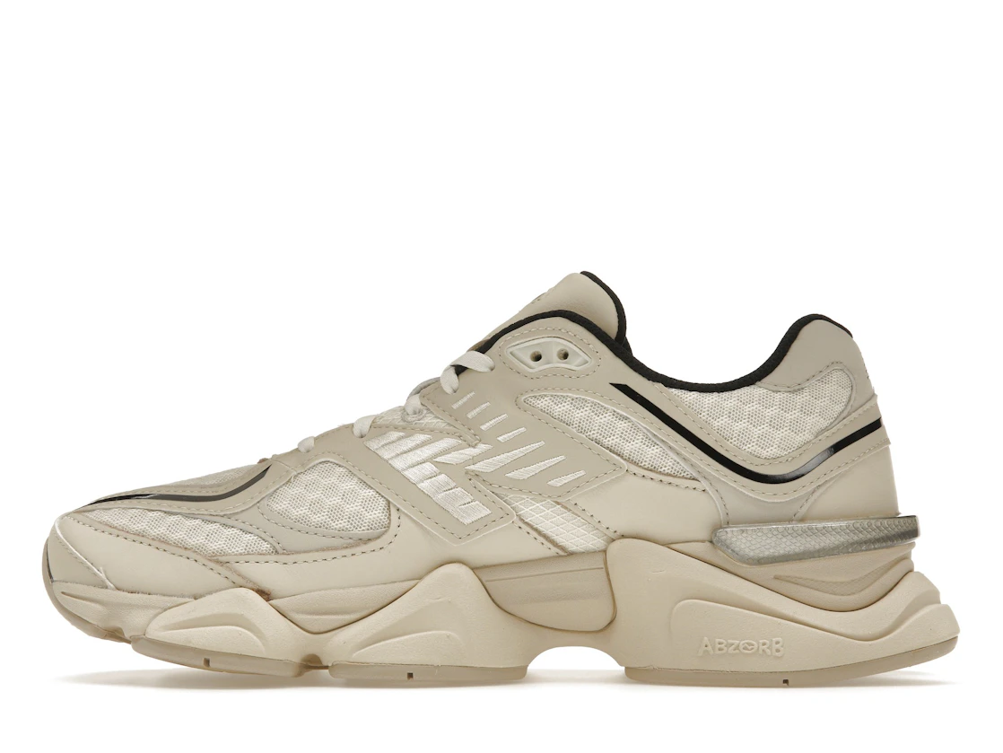 Vue 19 de New Balance 9060 Turtledove Black Silver Metallic