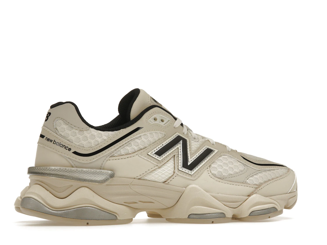 Vue 35 de New Balance 9060 Turtledove Black Silver Metallic