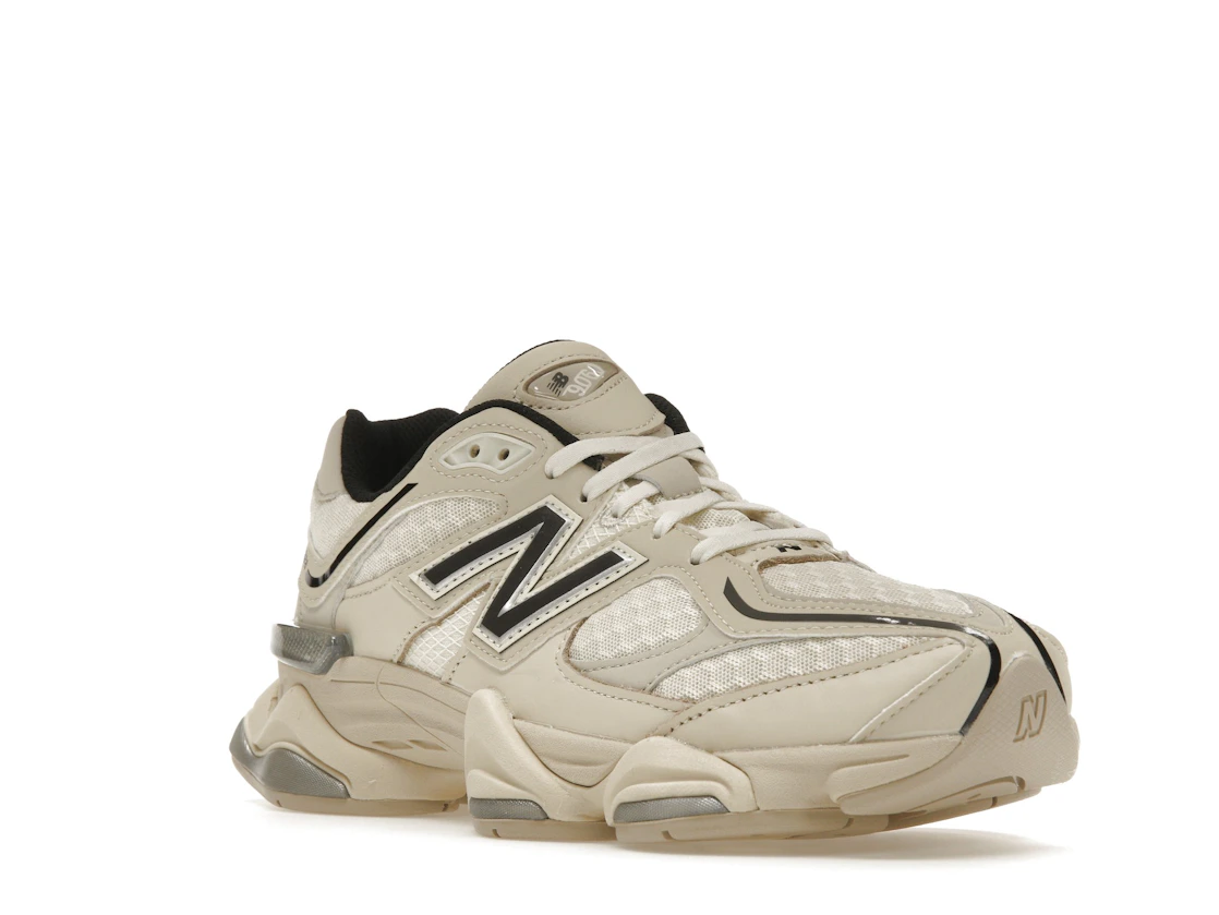 Vue 6 de New Balance 9060 Turtledove Black Silver Metallic