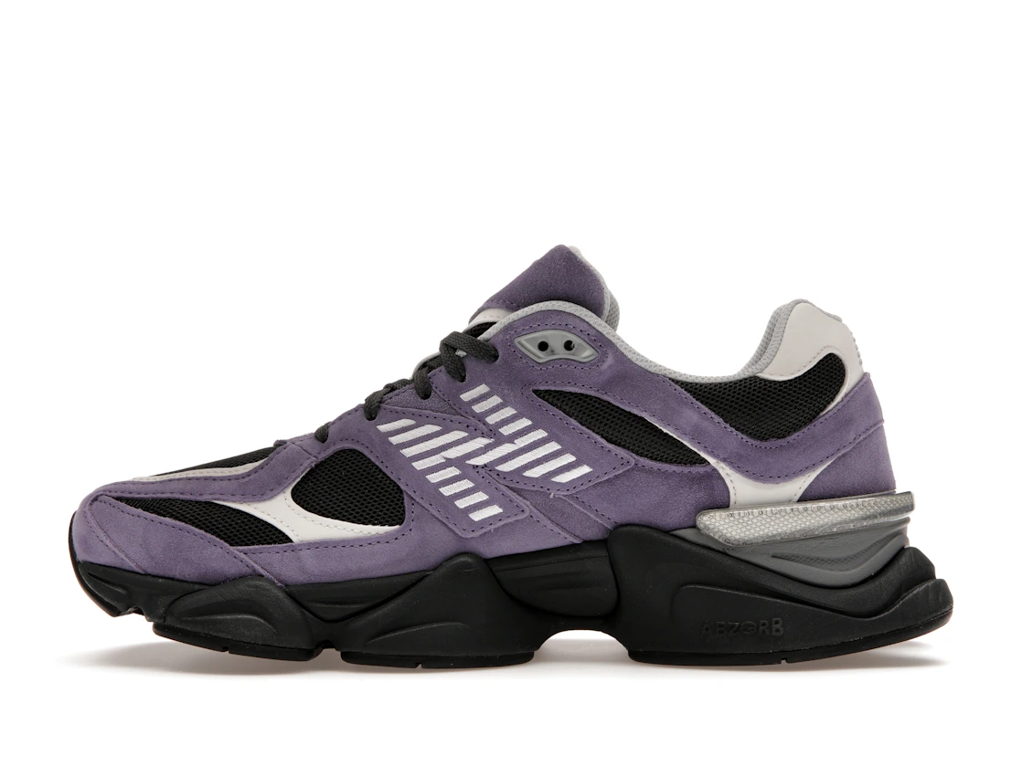 Vue 19 de New Balance 9060 Violet Noir