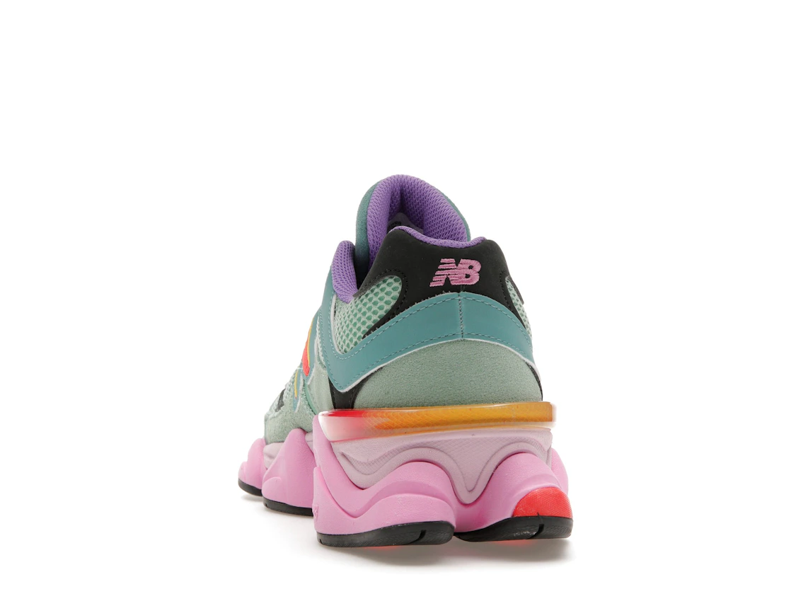 Vue 27 de New Balance 9060 Warped Multi-Color