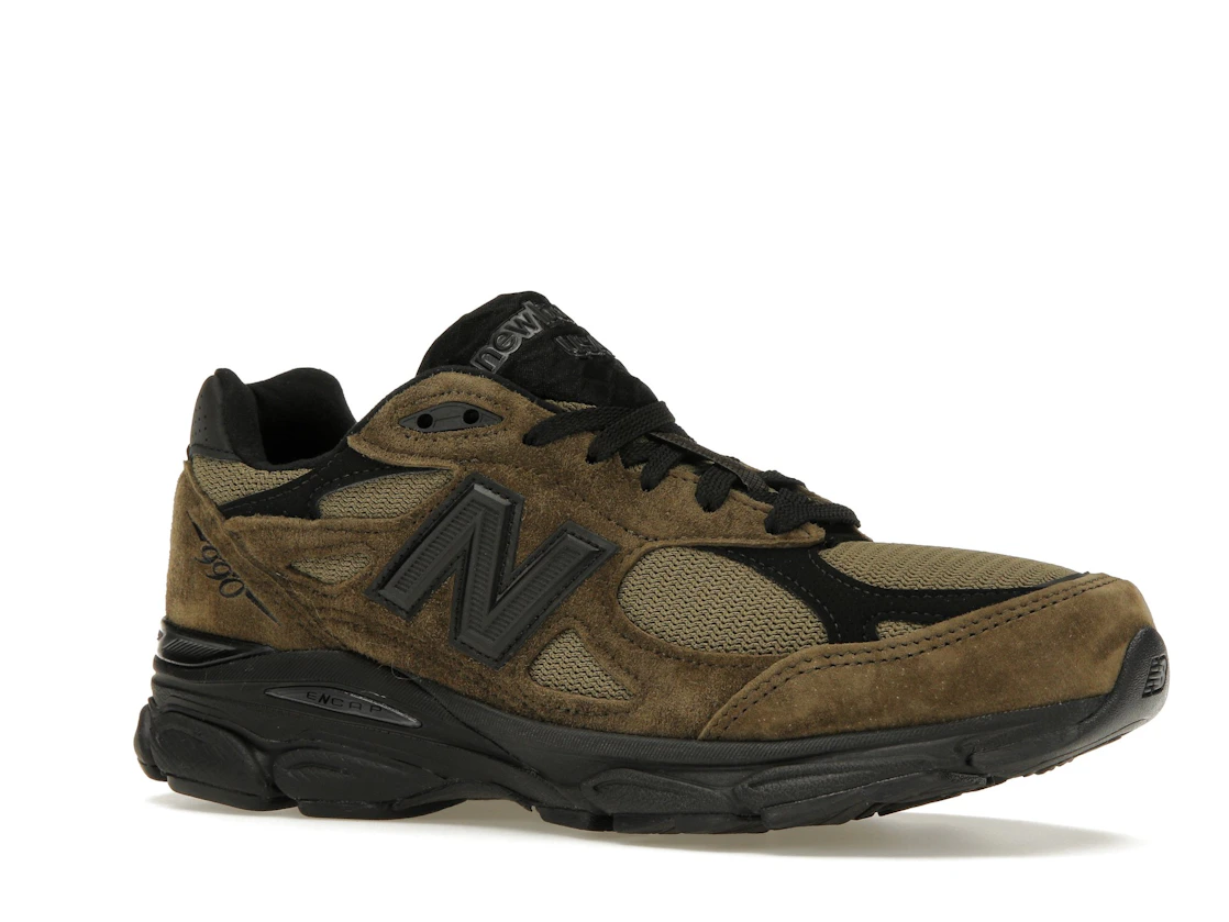 Vue 4 de New Balance 990v3 MiUSA JJJJound Brown Black