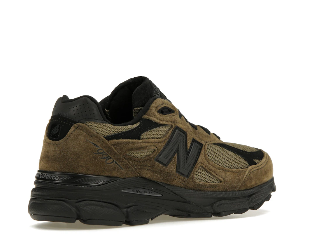 Vue 33 de New Balance 990v3 MiUSA JJJJound Brown Black