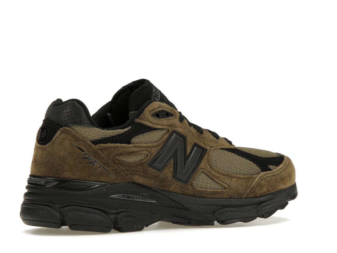 Vue 34 de New Balance 990v3 MiUSA JJJJound Brown Black