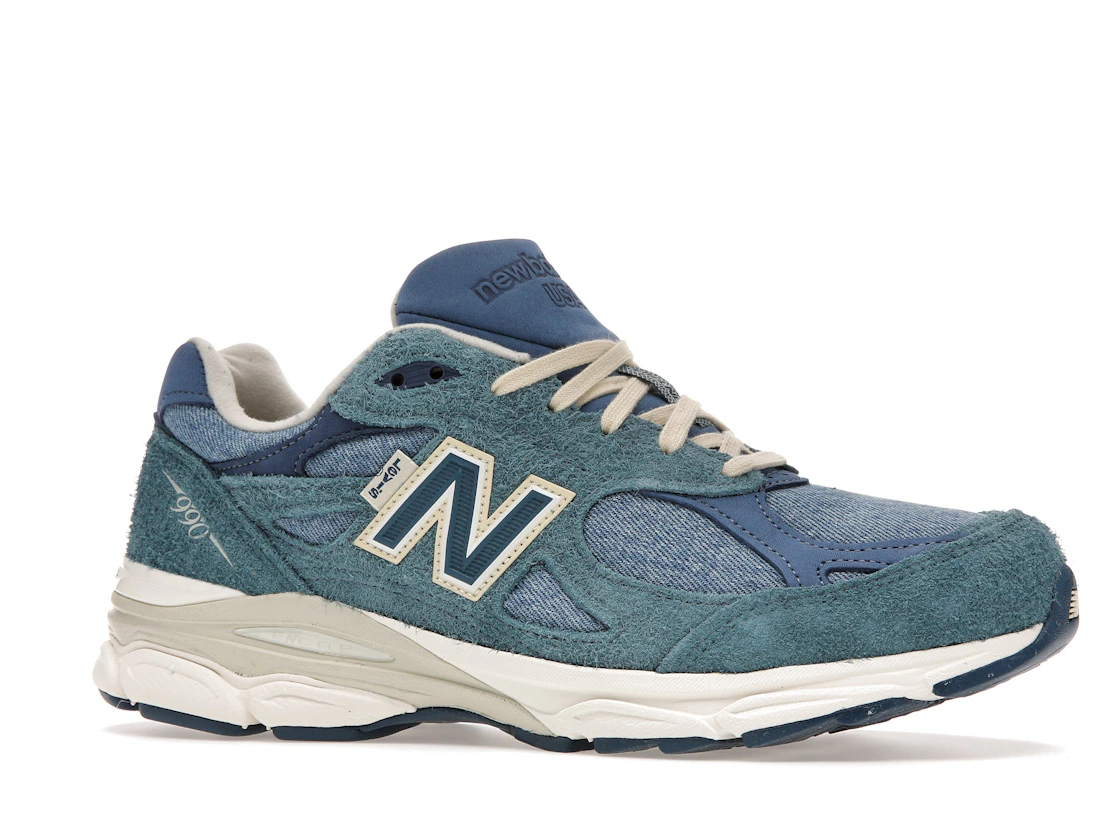 Vue 3 de New Balance 990v3 MiUSA Levi's Denim