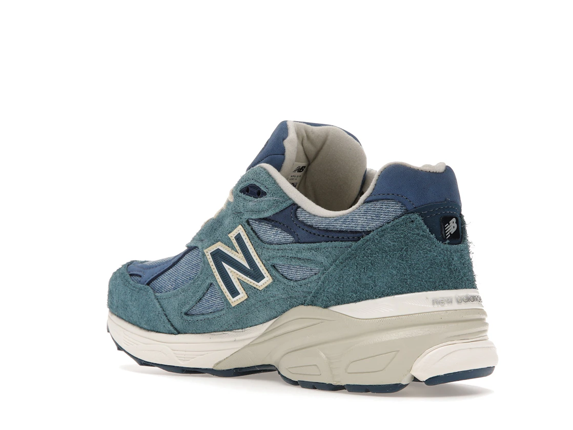 Vue 24 de New Balance 990v3 MiUSA Levi's Denim