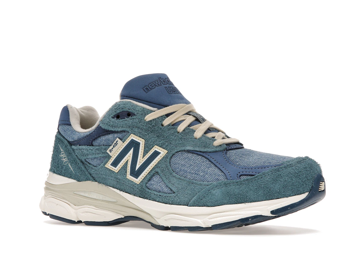 Vue 4 de New Balance 990v3 MiUSA Levi's Denim