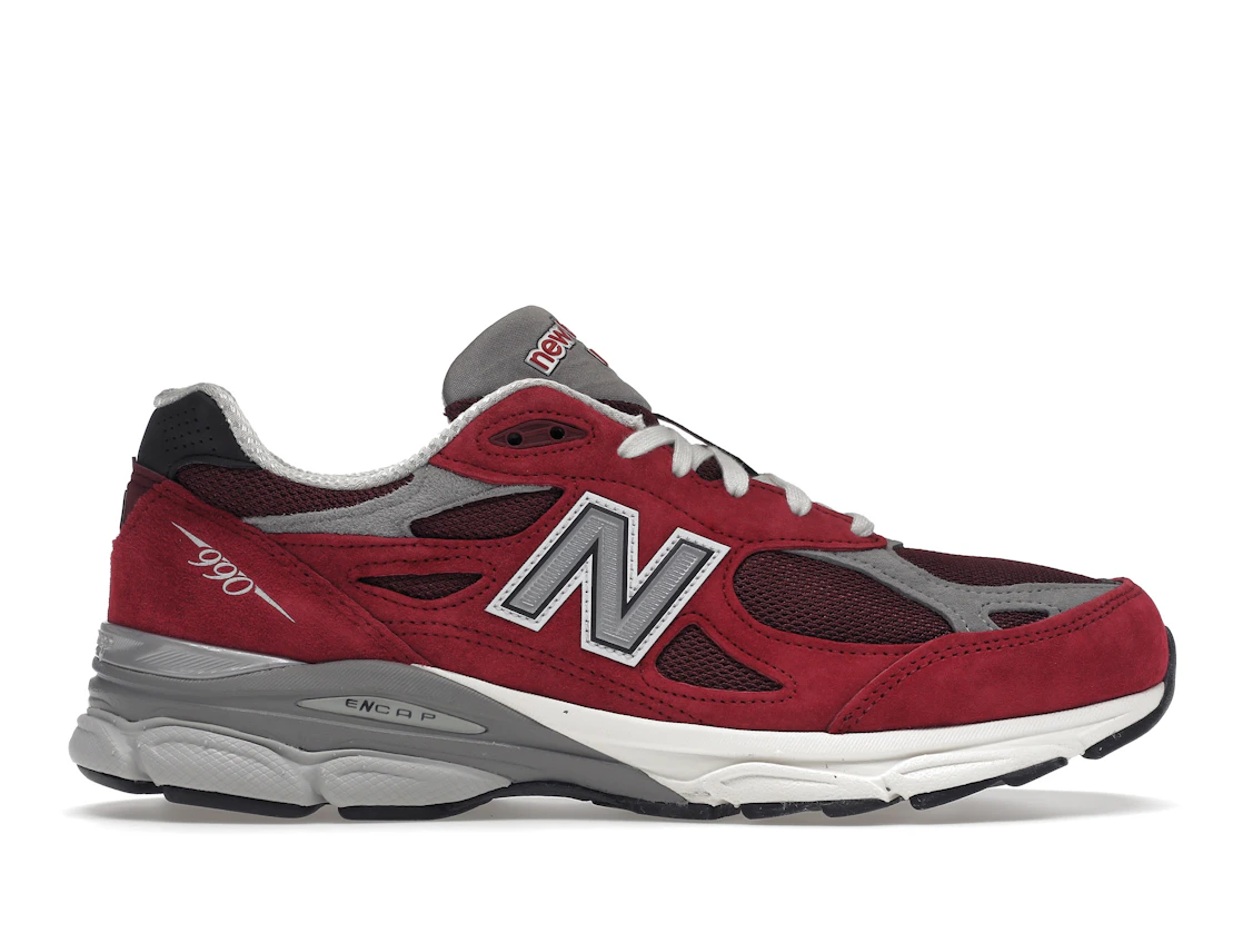 Vue 1 de New Balance 990v3 MiUSA Teddy Santis Scarlet