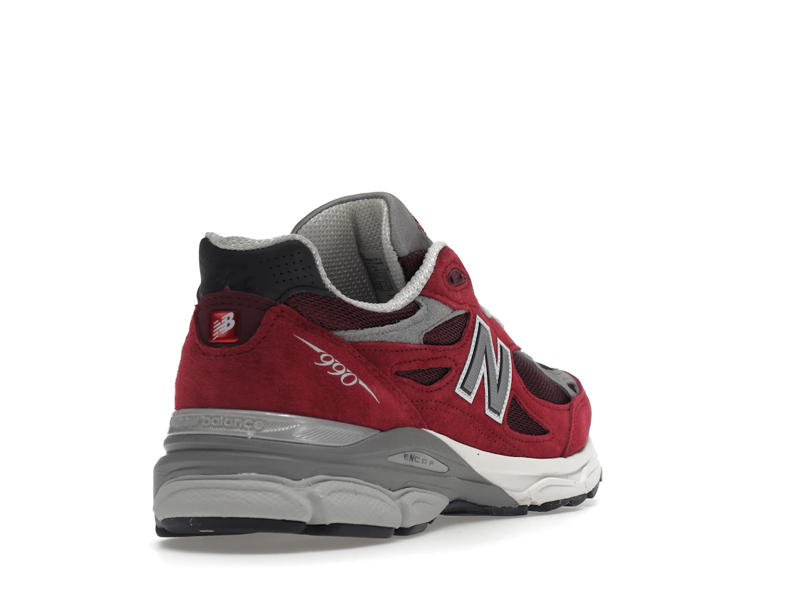 Vue 31 de New Balance 990v3 MiUSA Teddy Santis Scarlet