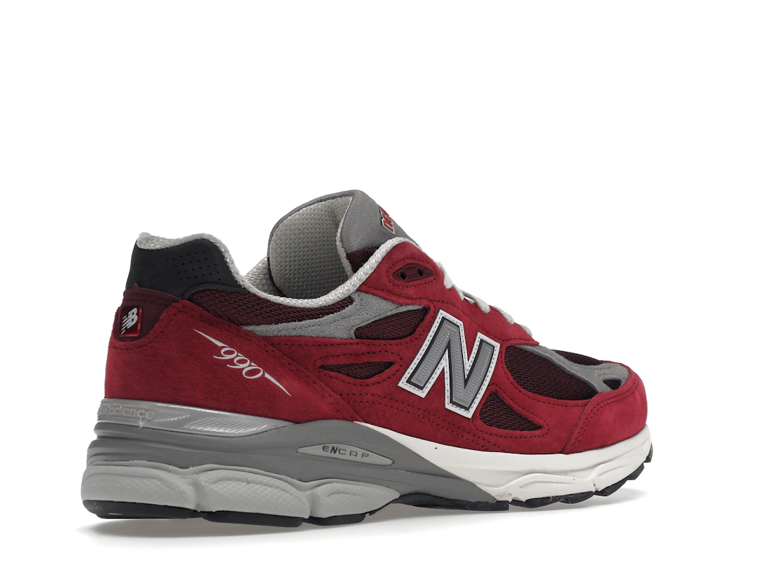 Vue 33 de New Balance 990v3 MiUSA Teddy Santis Scarlet