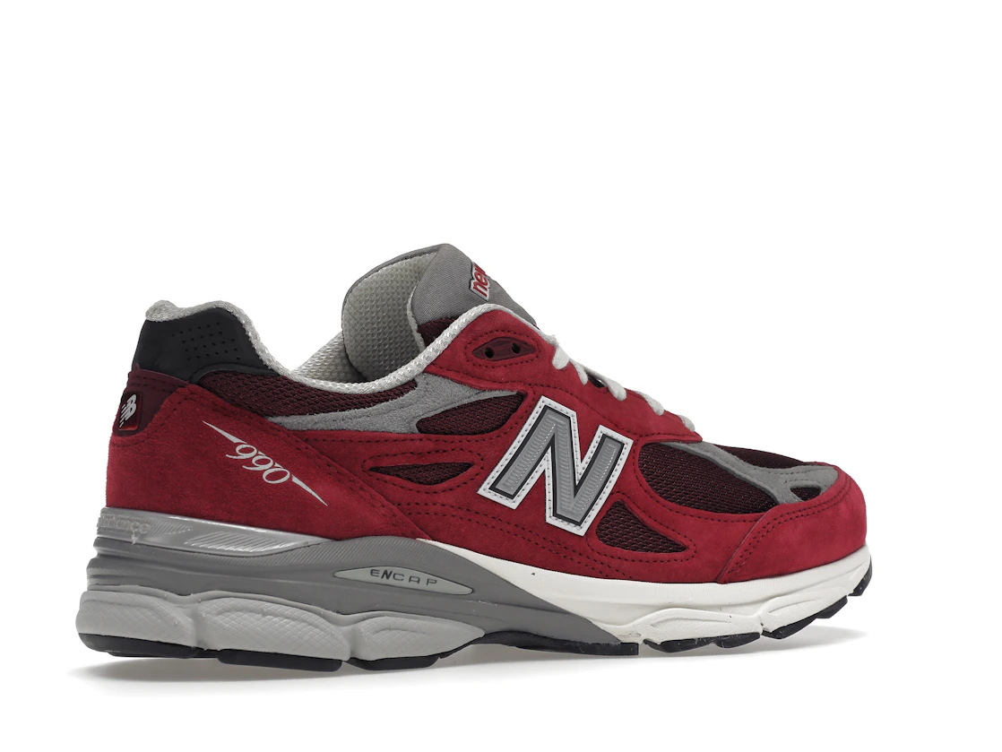 Vue 34 de New Balance 990v3 MiUSA Teddy Santis Scarlet