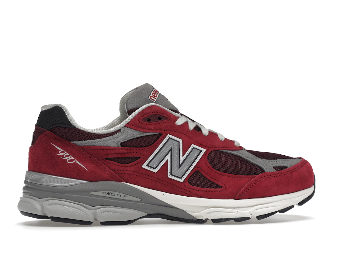 Vue 36 de New Balance 990v3 MiUSA Teddy Santis Scarlet