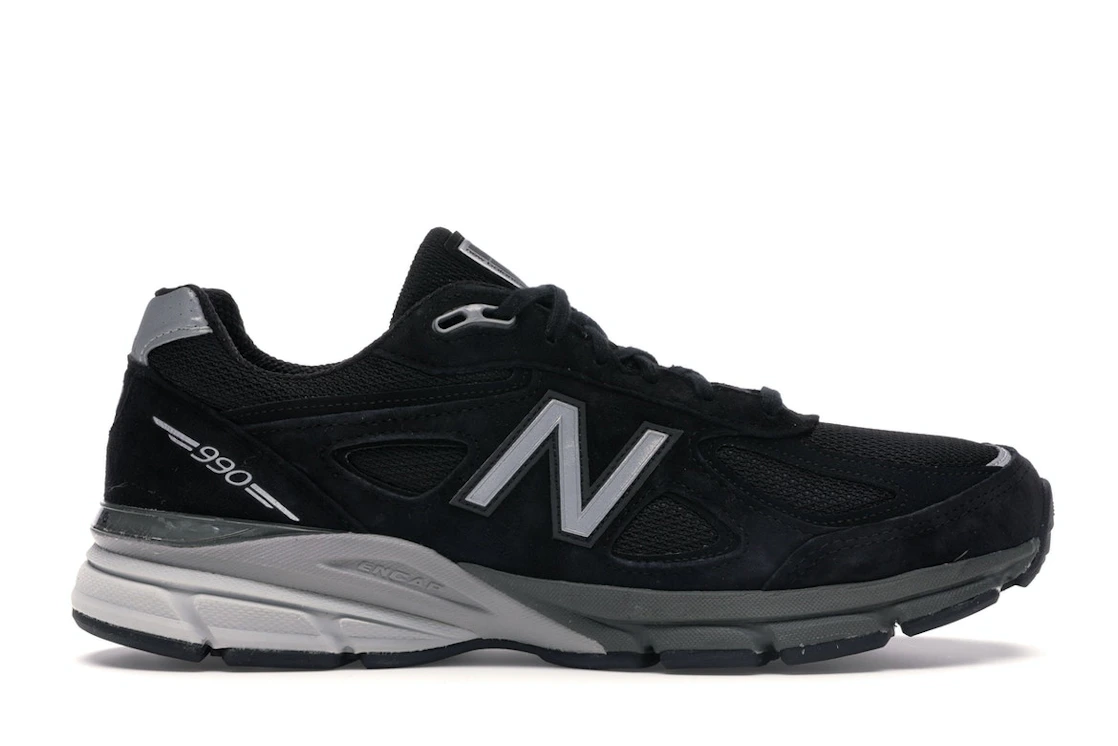 Vue 1 de New Balance 990v4 Kith Black