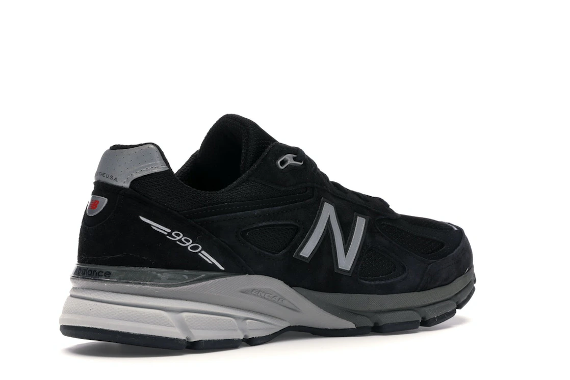 Vue 33 de New Balance 990v4 Kith Black